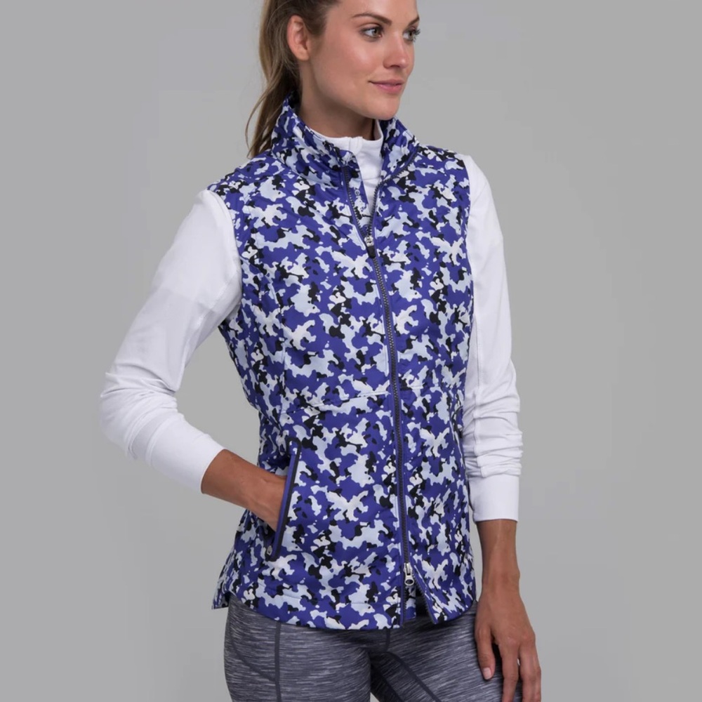 ZERO RESTRICTIONS WOMEN’S BLUE CAMO WANDA VEST